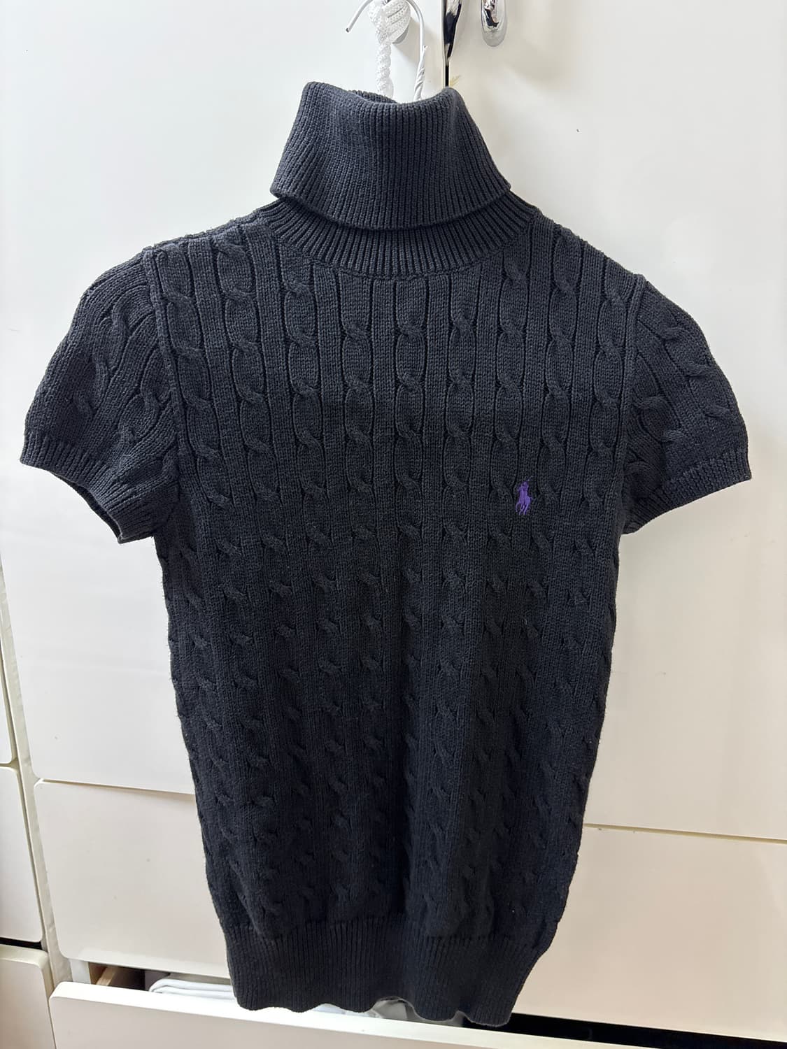 폴로 반팔 목폴라 블랙 상품이미지1