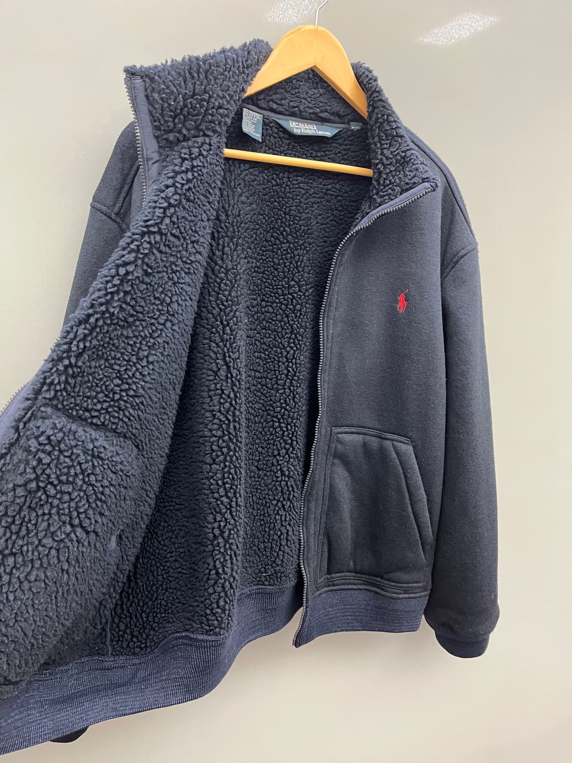 폴로 랄프로렌 폴리 집업 자켓 후리스안감 상품이미지7