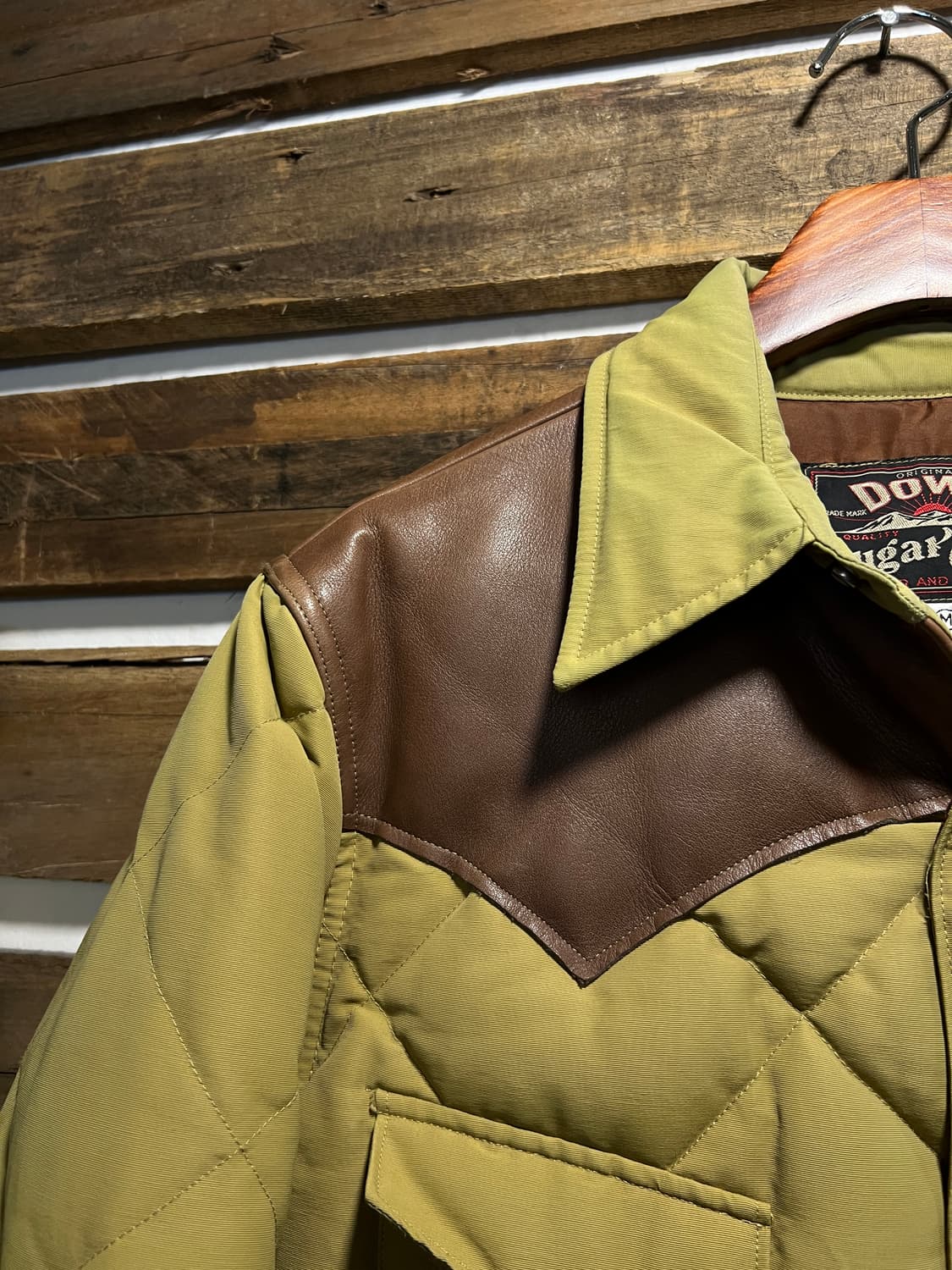 [M]슈가케인 요크 퀼팅 다운 패딩 상품이미지3