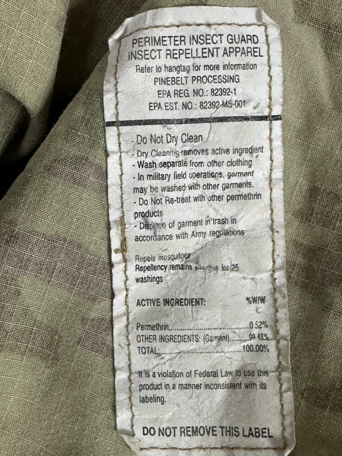 미군 OCP 멀티캠 전투복 상의 (L/XL) (XL) 상품이미지10