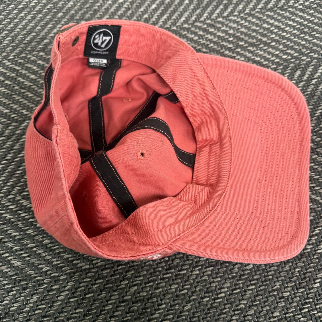 47브랜드 클린업 캡 모자 코랄 상품이미지5