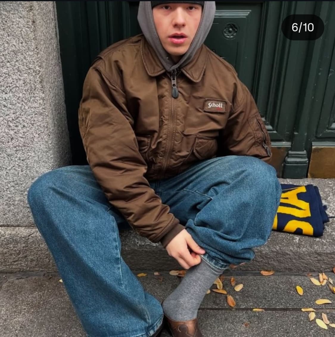 [XL]90s schott cwu r 상품이미지4