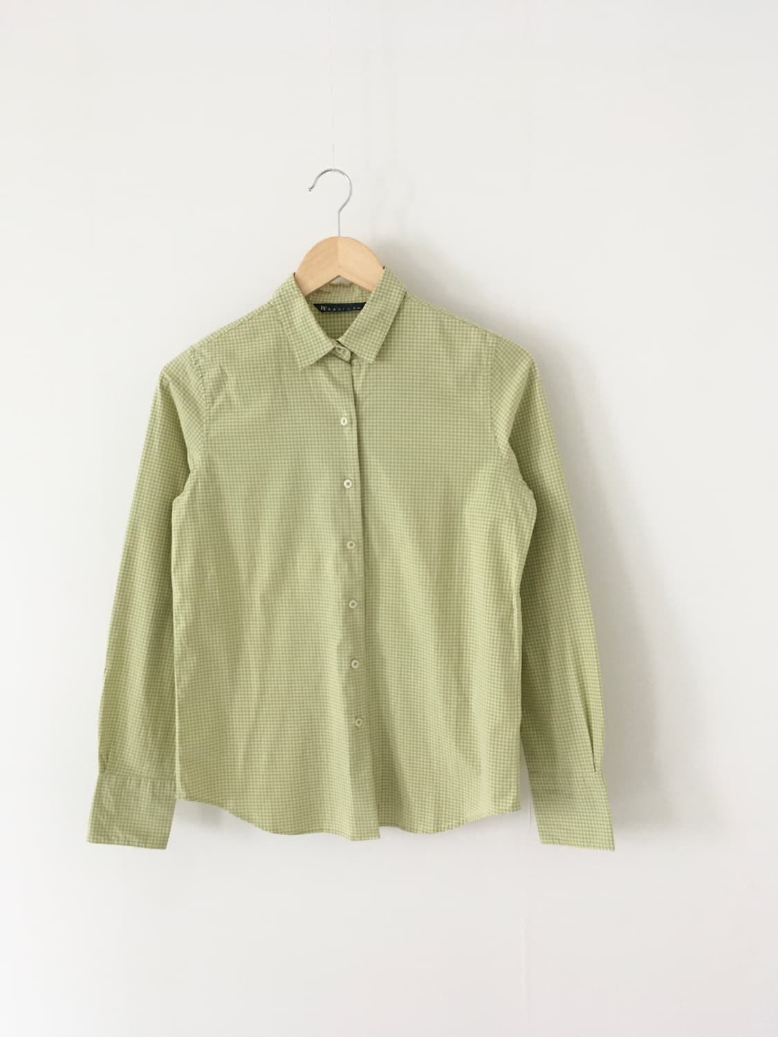 lime check shirt 상품이미지6