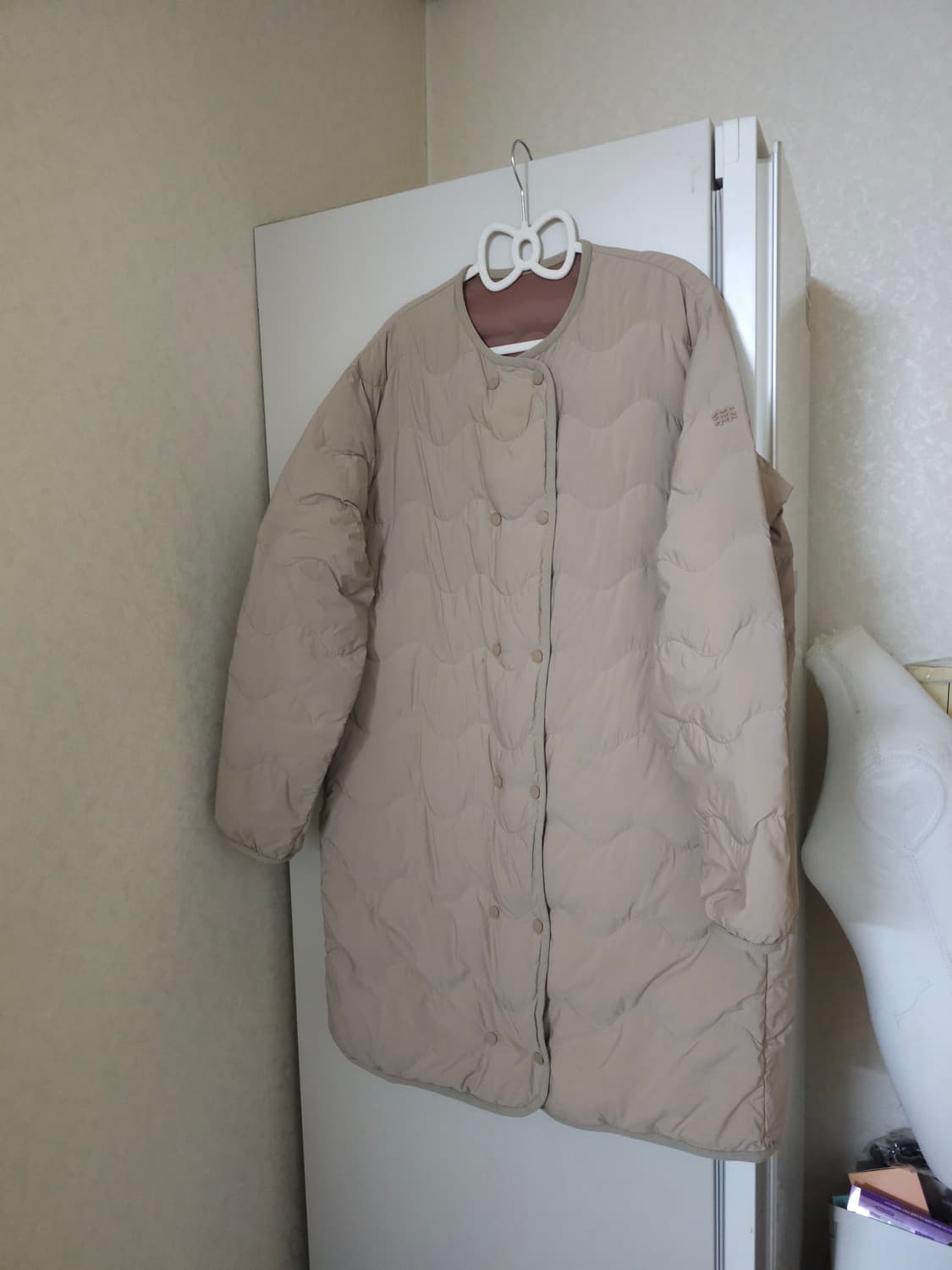 코오롱 퀼팅 구스다운 경량 패딩 상품이미지1