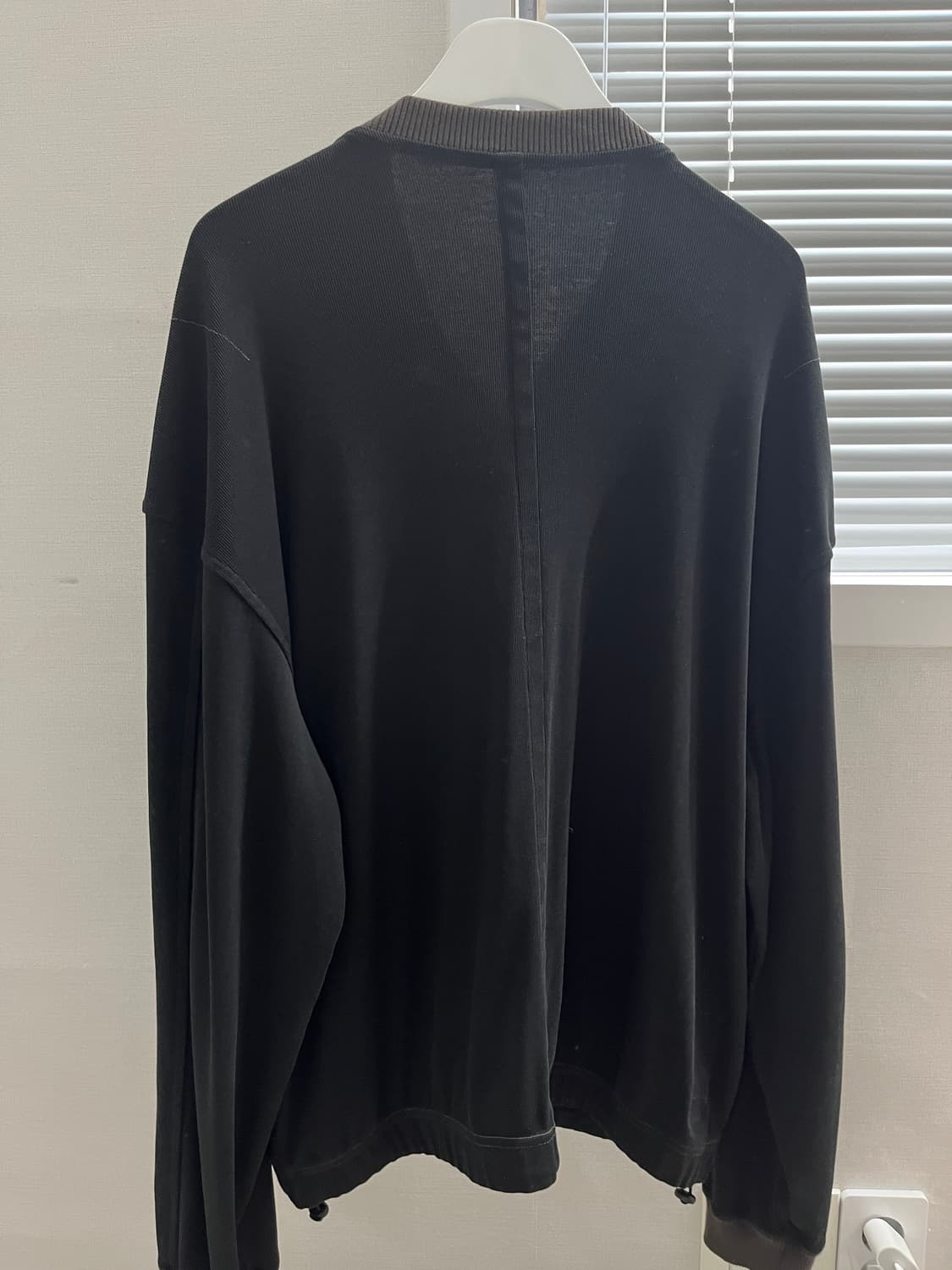 [4] 폴리테루 저지자켓 블랙 (새상품, 우주매물) 상품이미지3