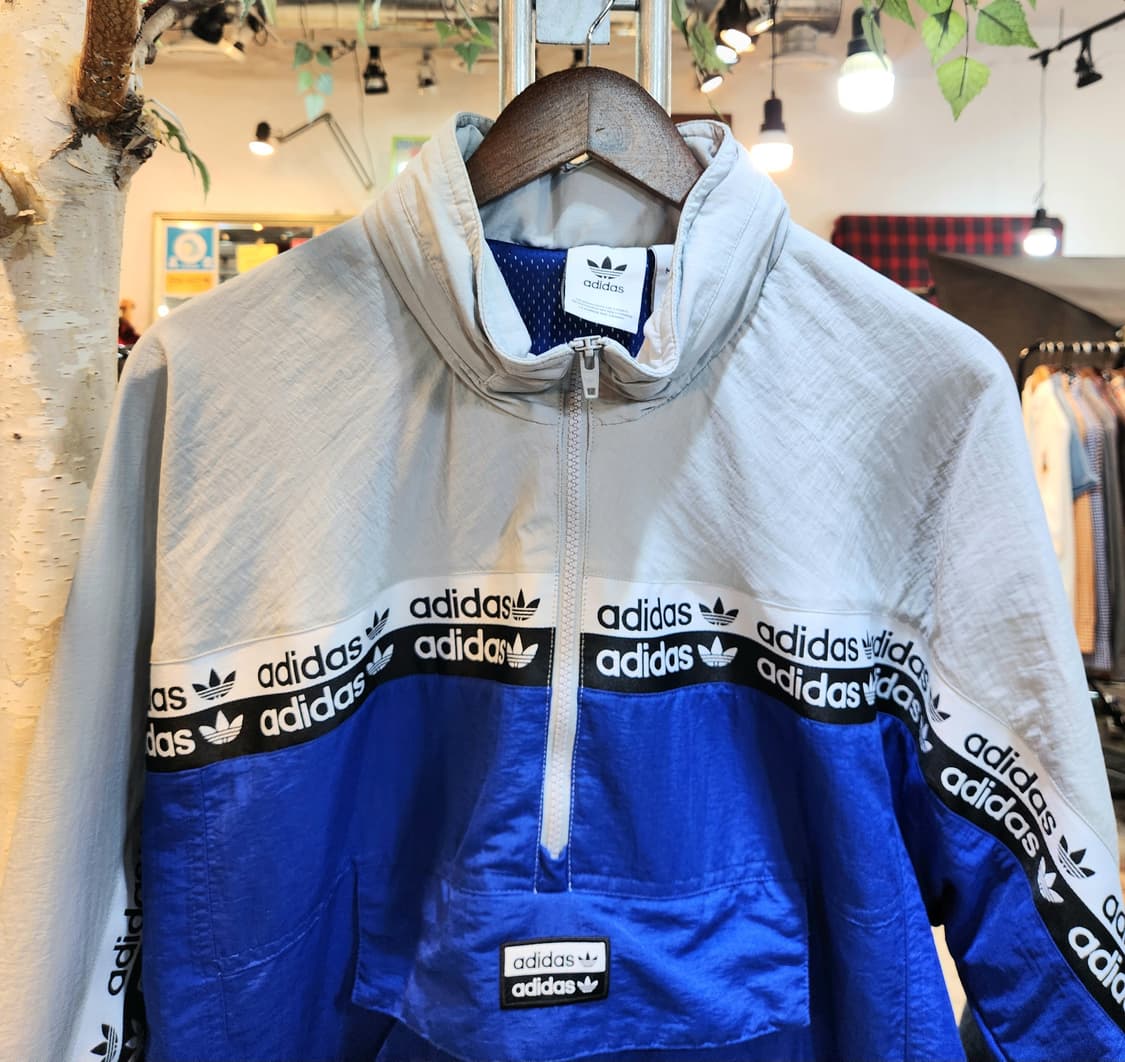 아디다스 나일론 레터링 아노락 바람막이 상품이미지2