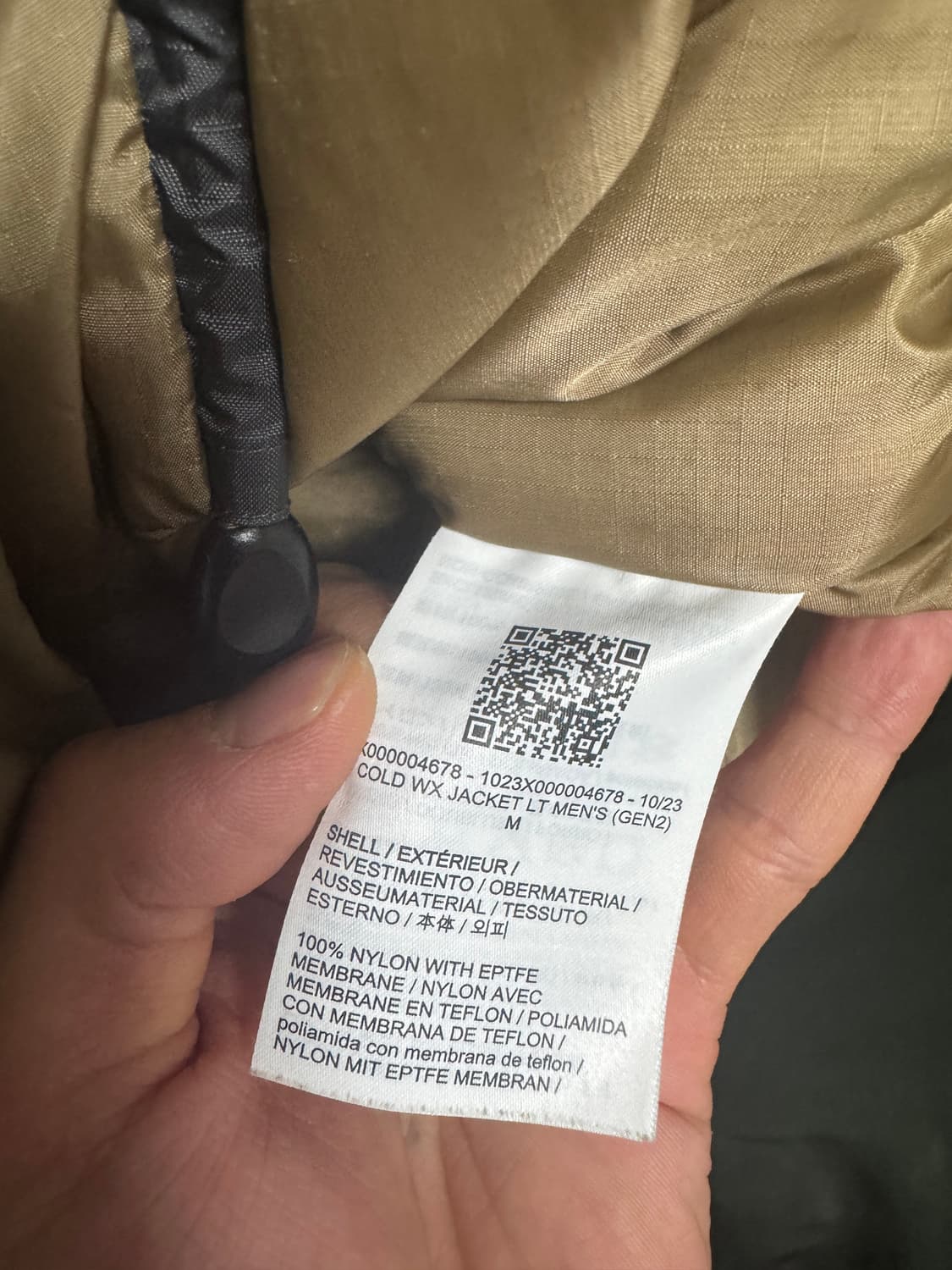 아크테릭스 리프 콜드 wx lt자켓  젠2 상품이미지6