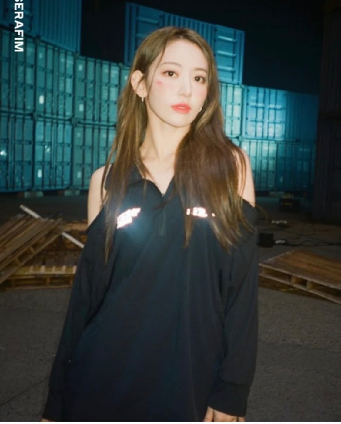 [사쿠라착용] YEEL 오프숄더 아노락 후드  상품이미지2