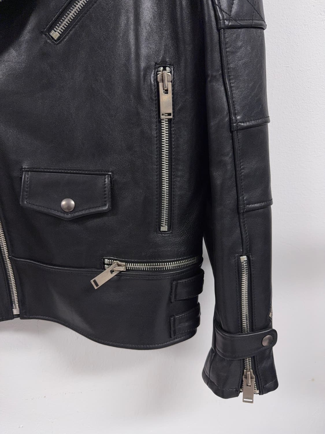 [N][105]뉴지 램스킨 라이더 자켓 상품이미지5