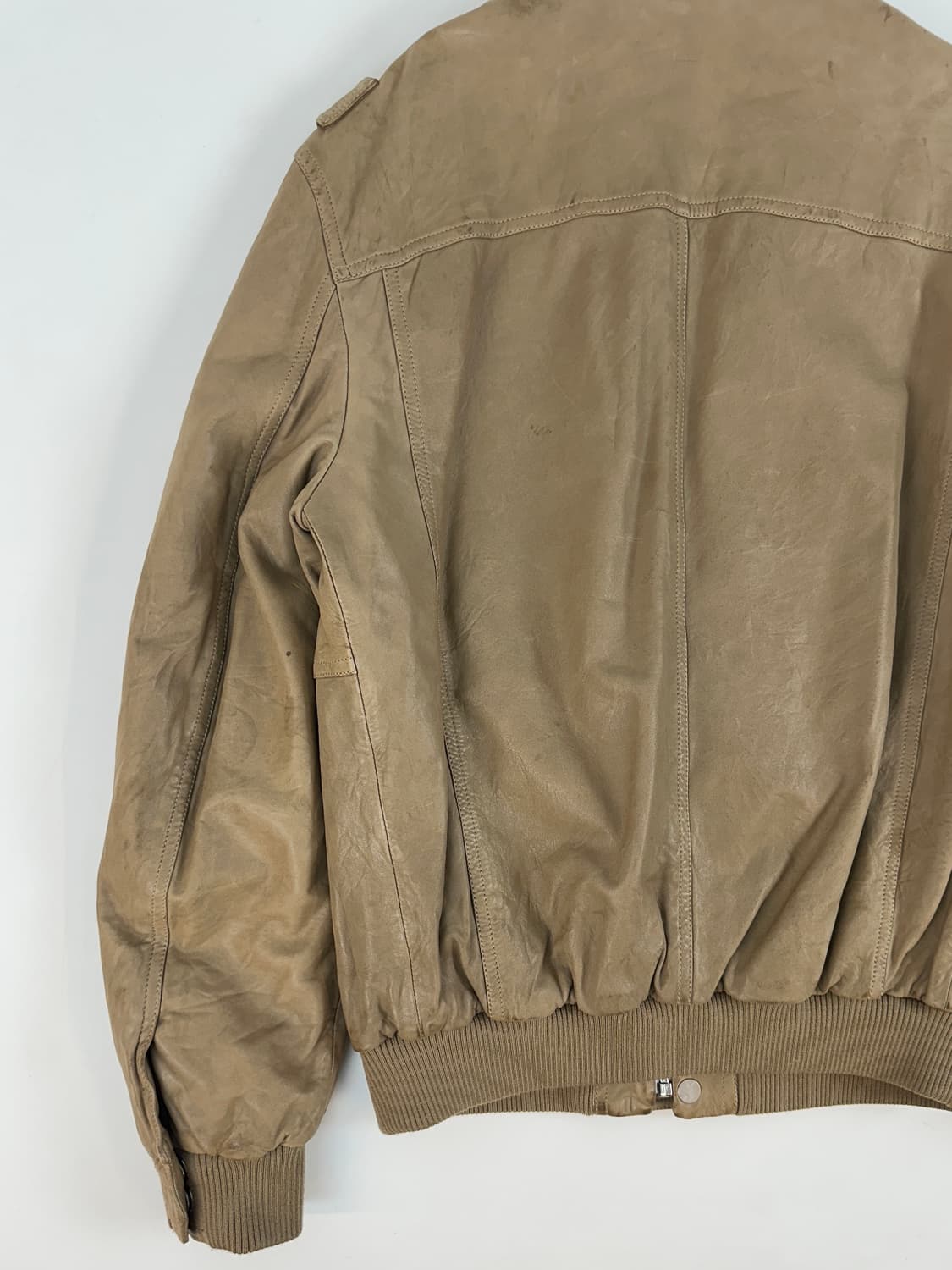 에르메네질도 제냐 A-2 가죽 자켓 50 상품이미지7