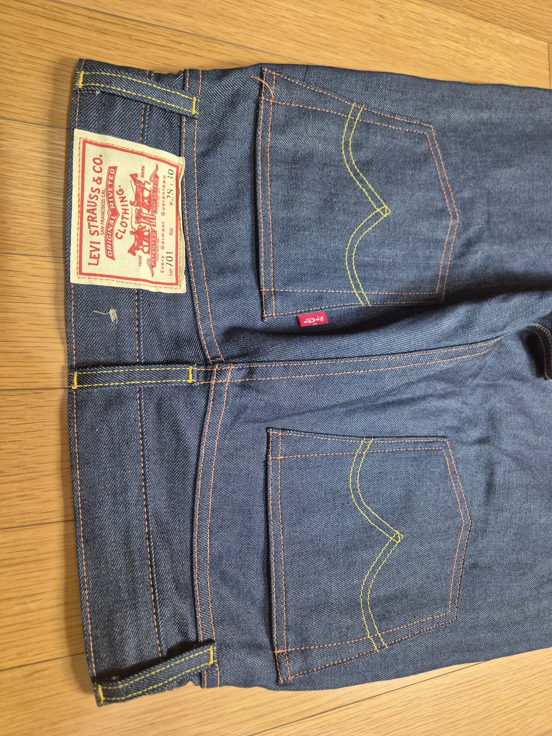 리바이스 LVC 701 마릴린 먼로 셀비지 데님 청바지 상품이미지8