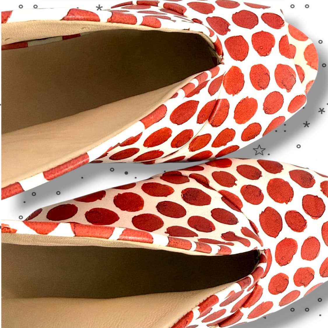 37 Alexis N 알렉시스앤 레드 물방울 도트 오픈토 부티힐 상품이미지7