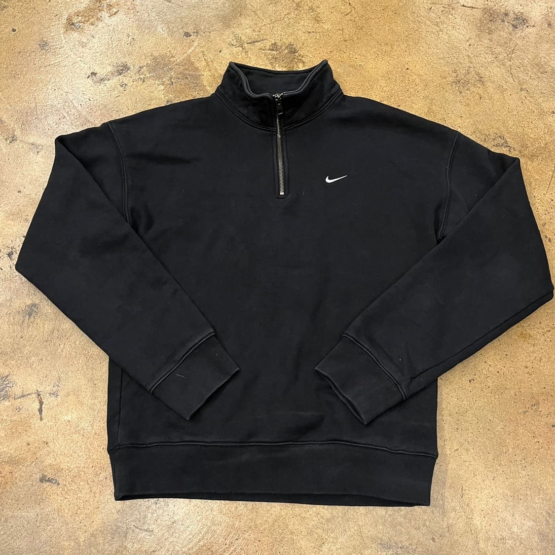 [정품/L] 나이키 블랙 하프집업 맨투맨 b16 상품이미지2