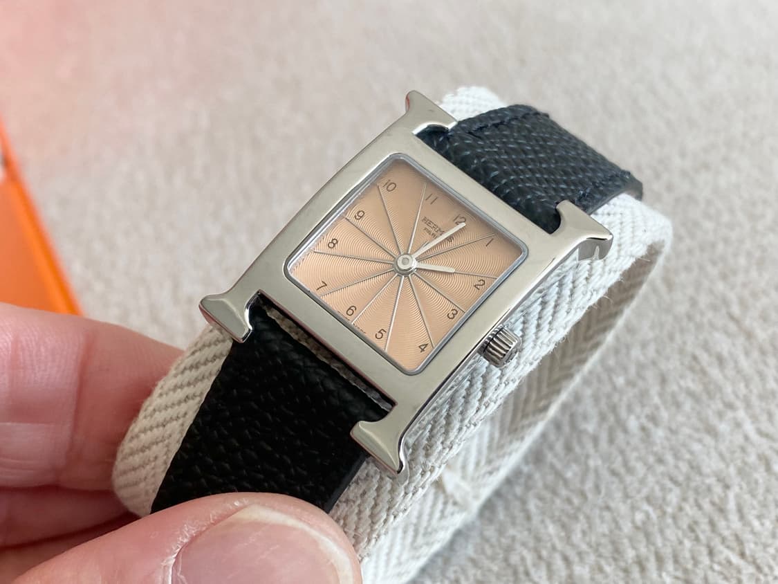 에르메스 H아워 1.210 인디핑크 여성용 쿼츠 PM 사이즈 상품이미지7