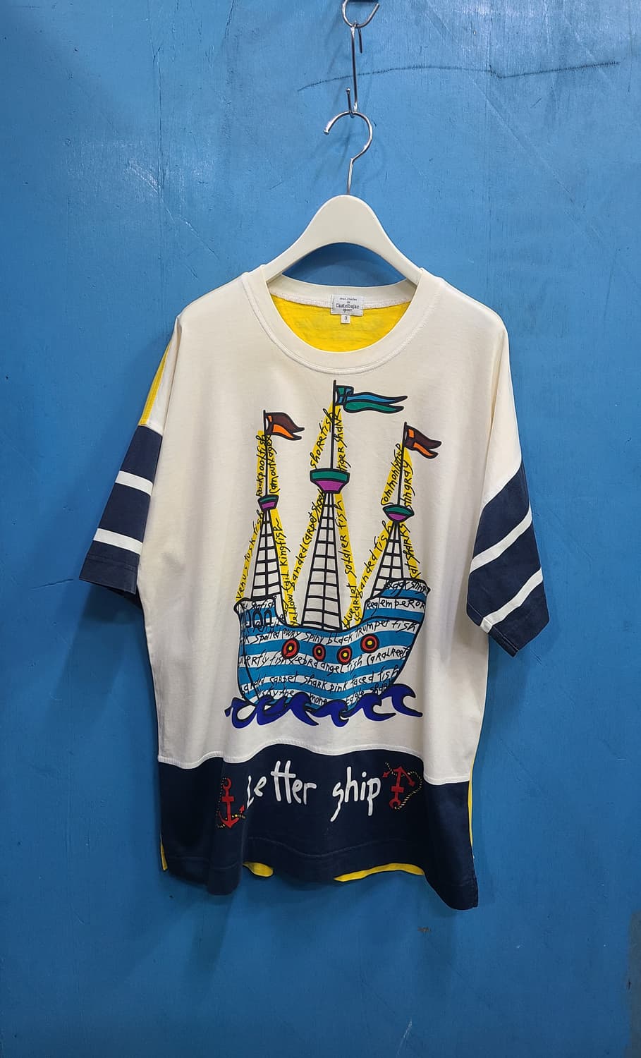 희귀 90s 빈티지 까스텔바작 반팔티 상품이미지4