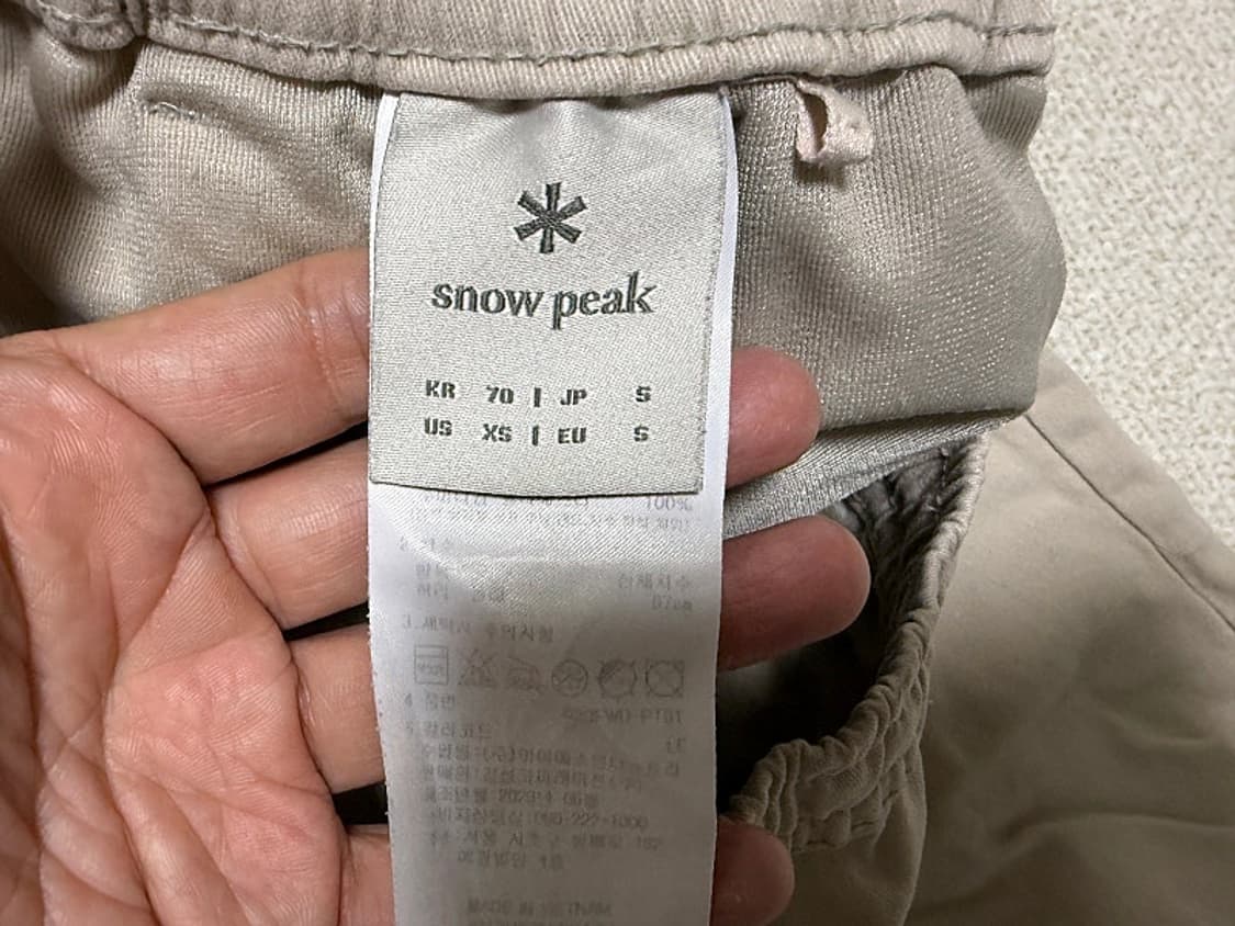 스노우피크 카고 조거팬츠 여성용 28인치 상품이미지5
