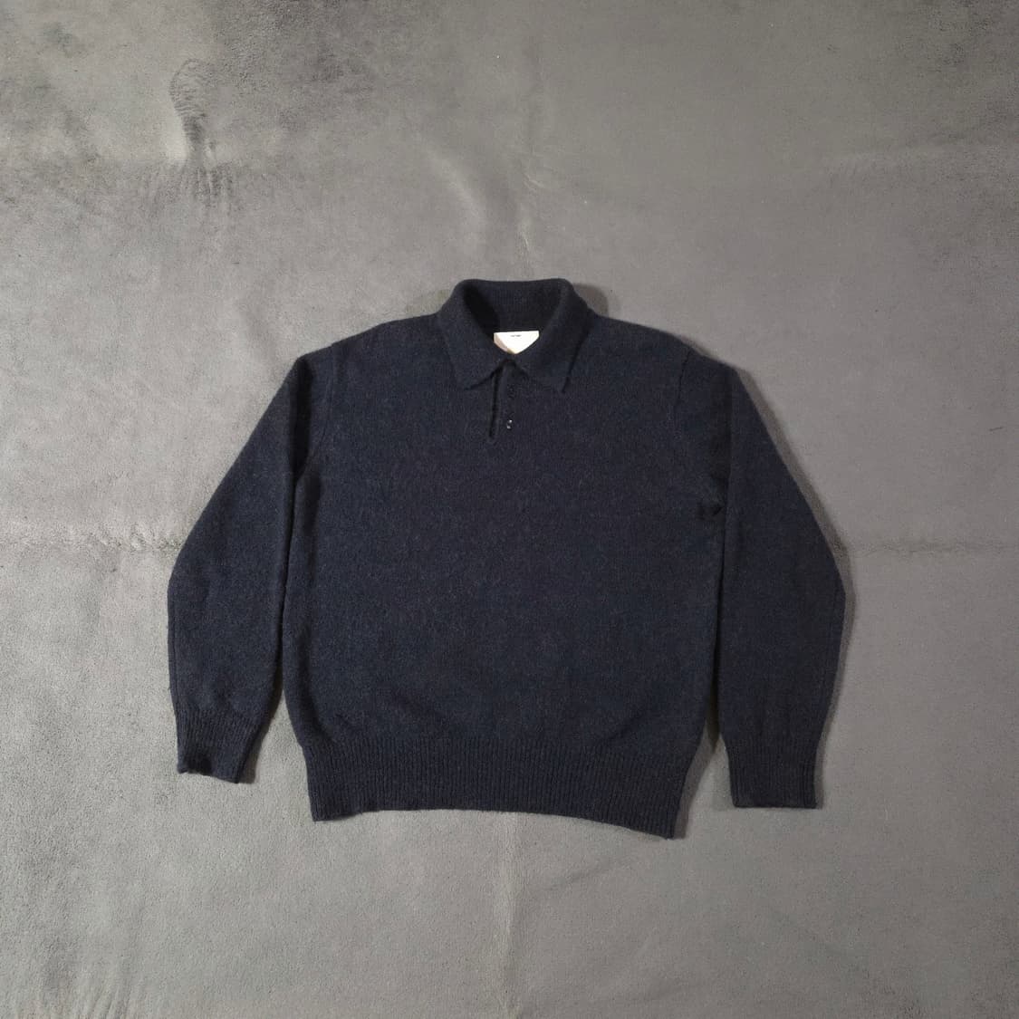 포터리 알파카 컴포트 폴로 니트 3 다크네이비 상품이미지4