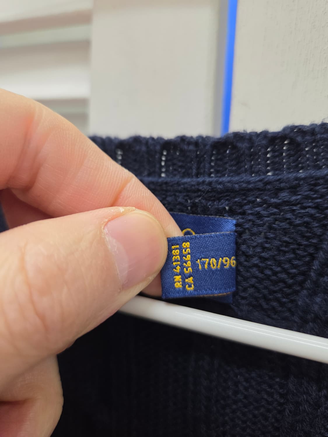 폴로 랄프로렌 꽈배기 브이넥 니트 상품이미지3