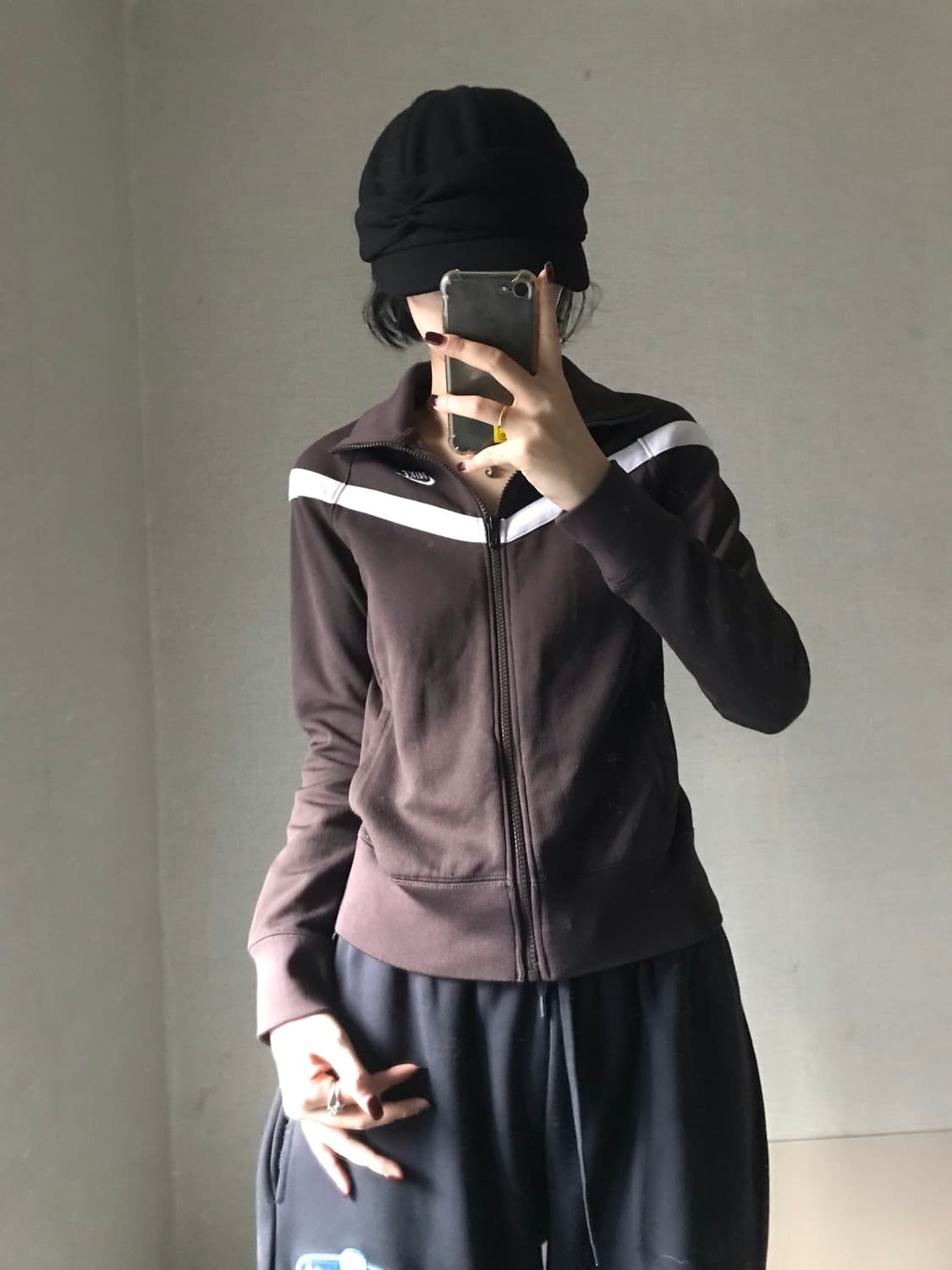 나이키 브라운 슬림핏 져지 상품이미지1
