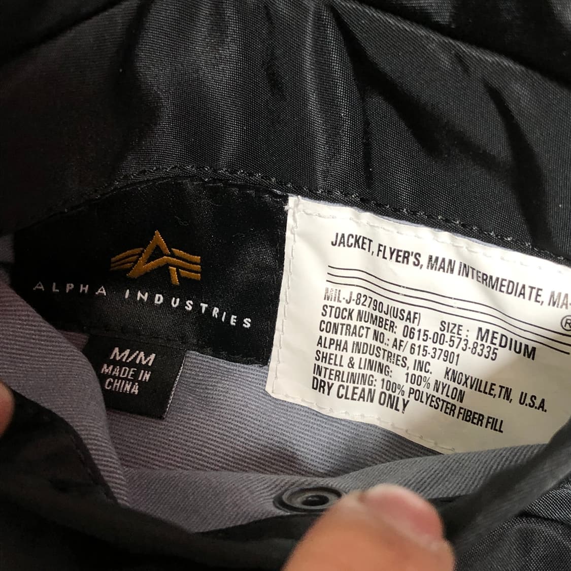 알파인더스트리 MA-1 항공점퍼 M 상품이미지9