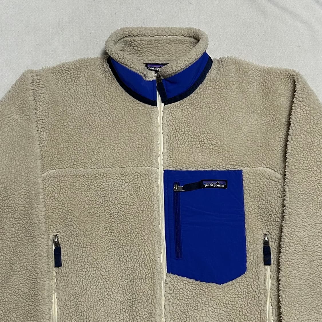 M 파타고니아 레트로-X 내츄럴 블루 플리스 상품이미지1