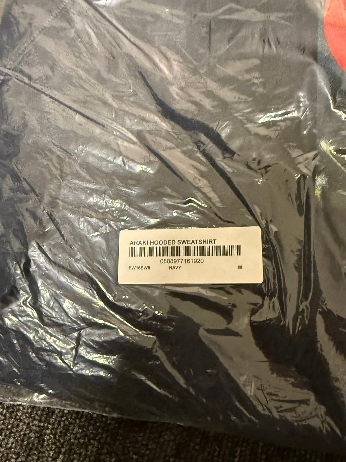 [M] 슈프림 아라키 로즈 후드 네이비 16fw 상품이미지2