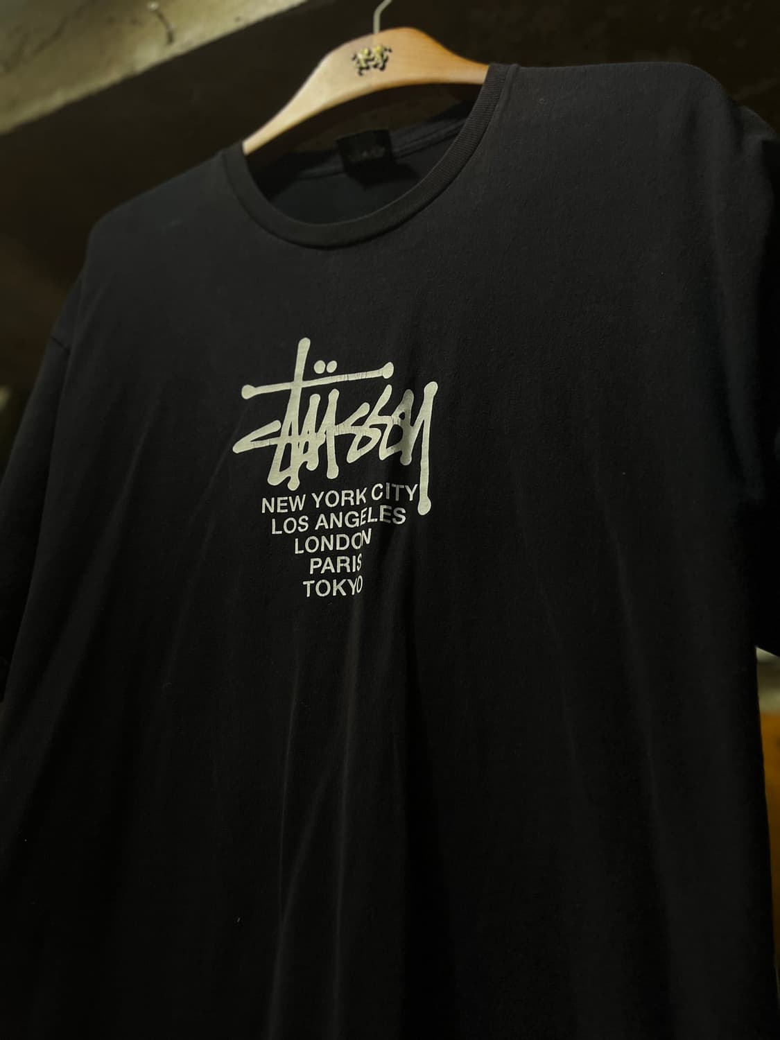 STUSSY WORLD TOUR MID LOGO T-SHIRT  상품이미지2