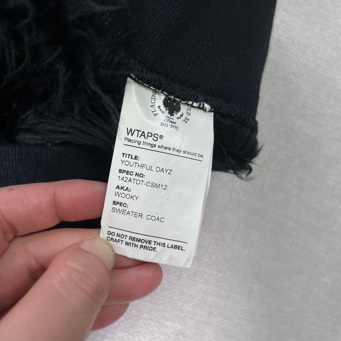 95 더블탭스 양털 후드집업  상품이미지6