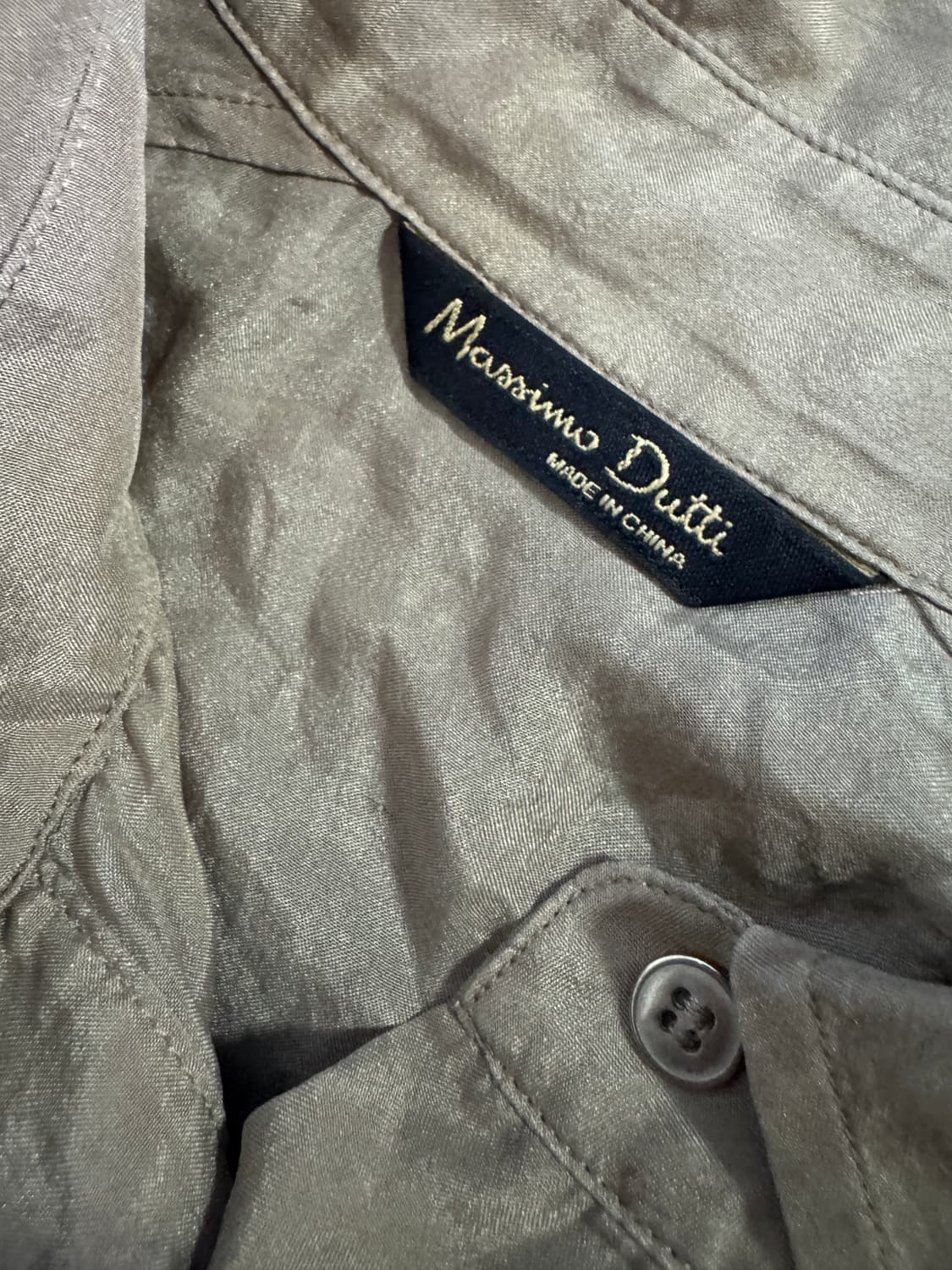 여성 마시모두띠 풀오버 블라우스 셔츠 S 브라운 상품이미지3