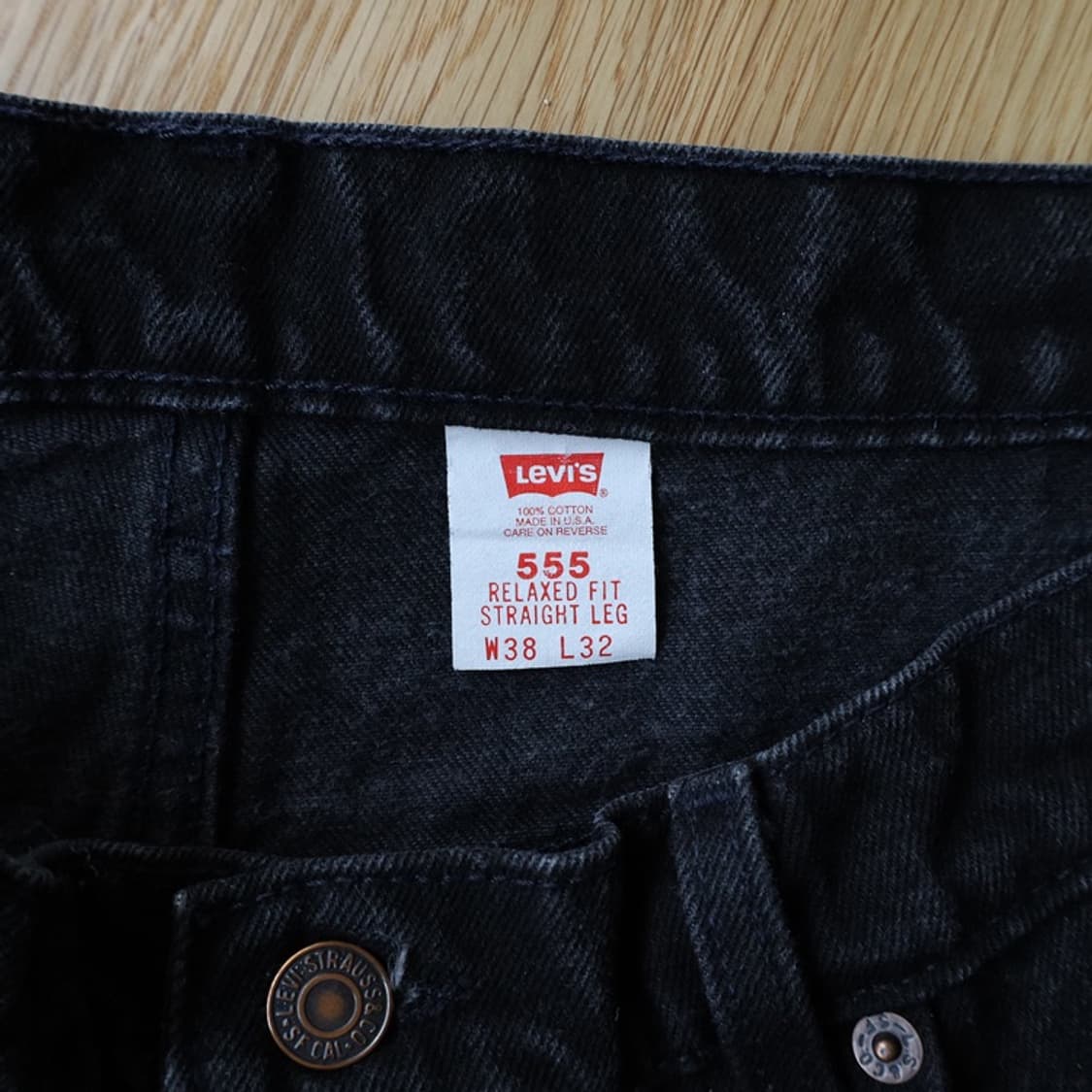 1990s 555 Black Jeans 상품이미지9