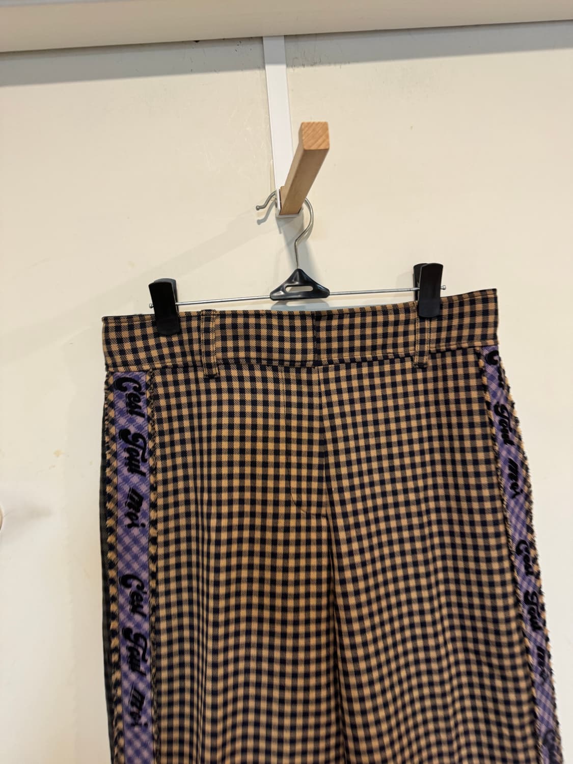 Luckychouette 럭키슈에뜨 체크 울 팬츠 상품이미지5