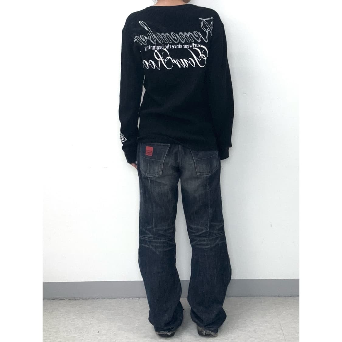 빈티지 락시크 블랙 롱슬리브 상품이미지4