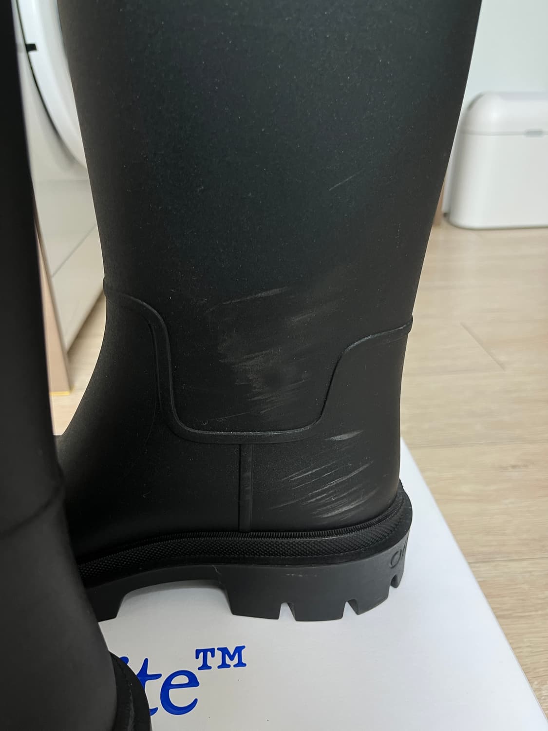 off white “for rainy days” boots 레인부츠 44 상품이미지5