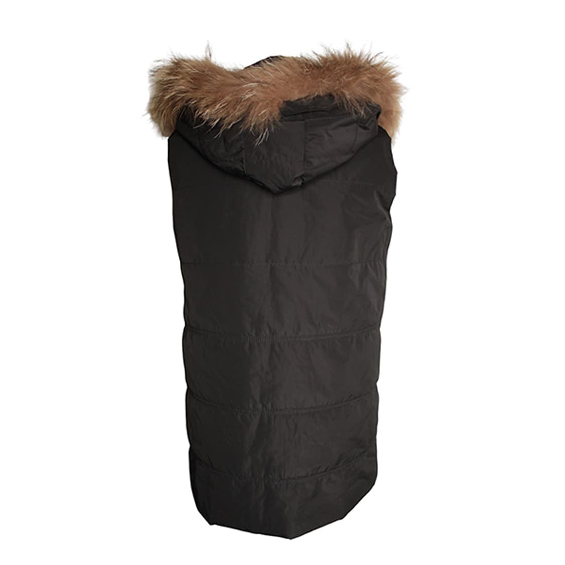 라쿤 퍼 트림 집업 베스트 44, 55 상품이미지2