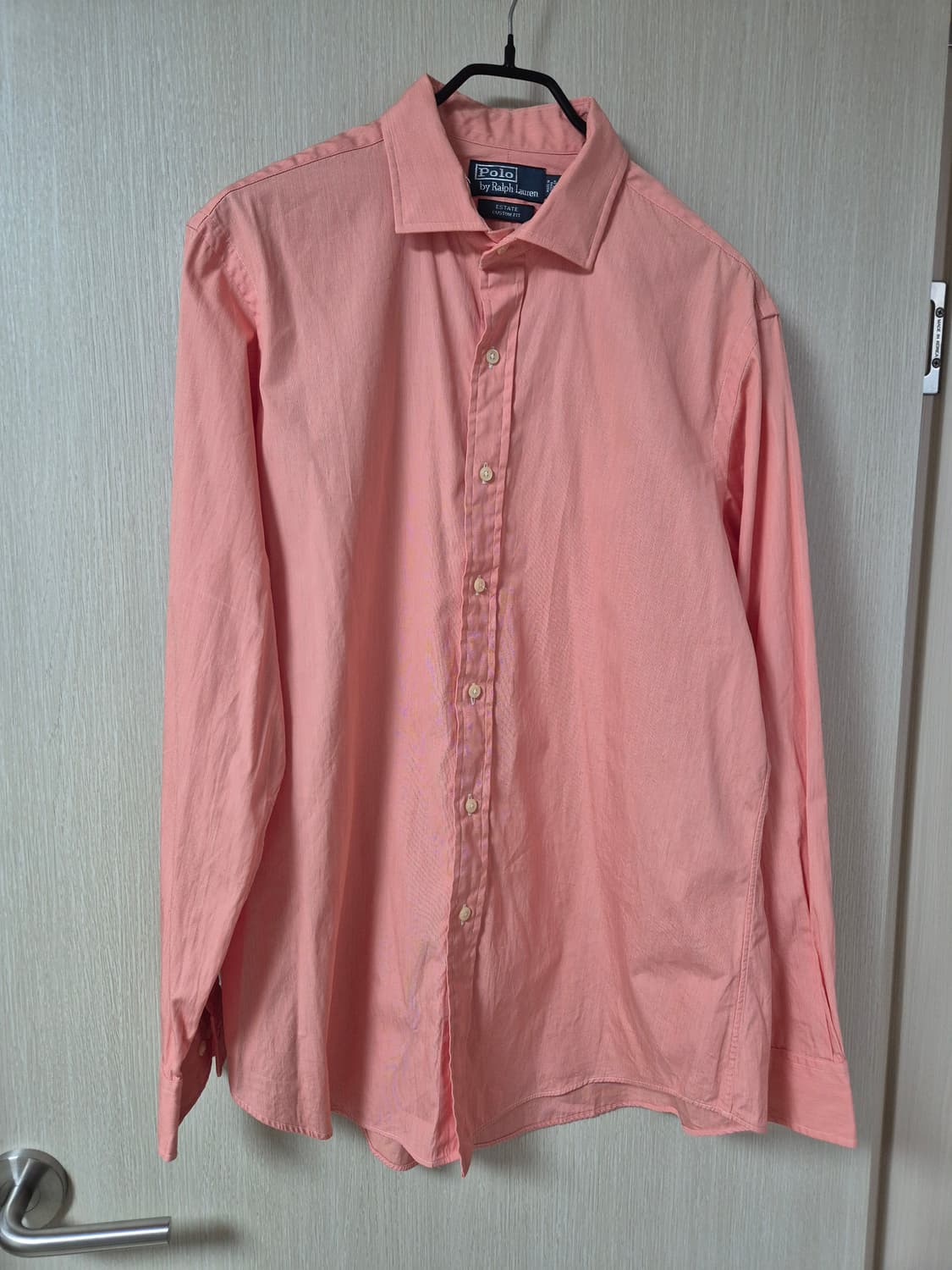 (정품) 폴로 랄프로렌 핑크색 남방 셔츠 커스텀핏 XL 상품이미지1