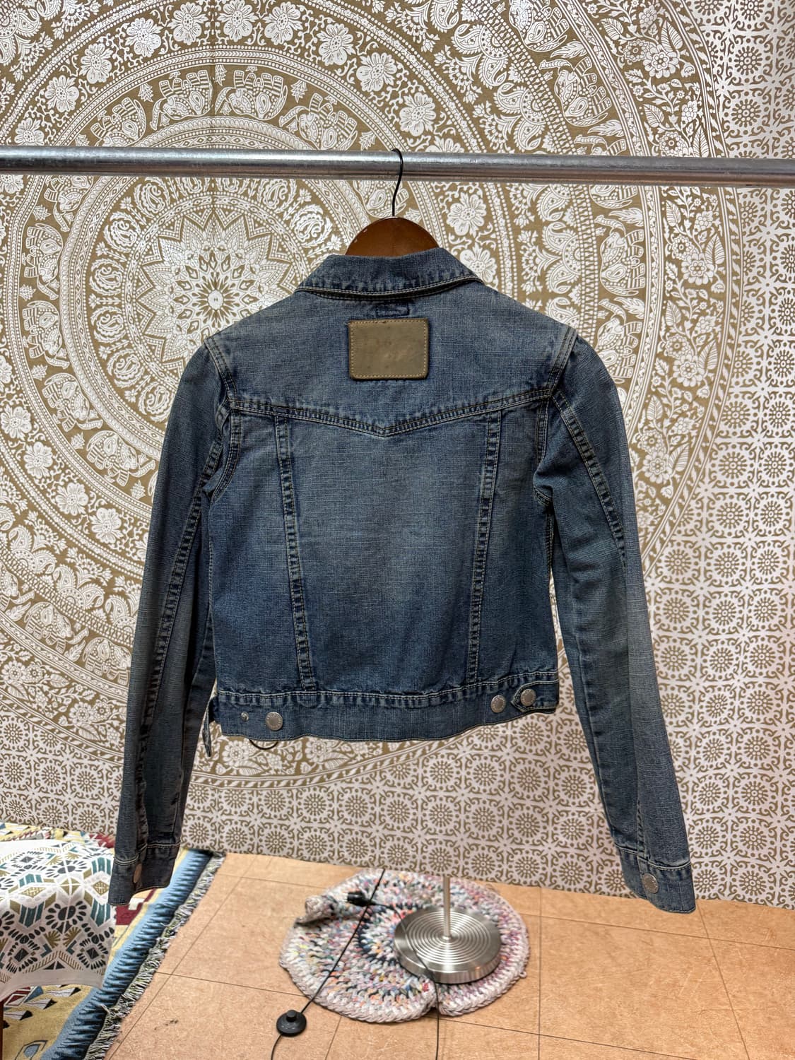 돌체앤가바나 여성 D링 데님 트러커 자켓  상품이미지5