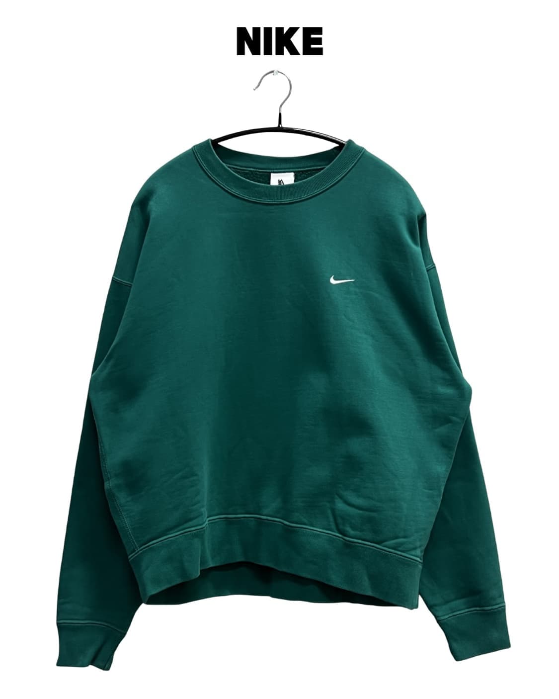 (L) 나이키 NRG 솔로 스우시 크루 플리스 미스틱 그린 상품이미지1