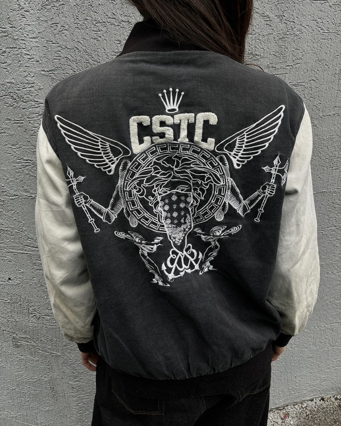 90s Vintage CSTC Varsity Jacket 상품이미지4