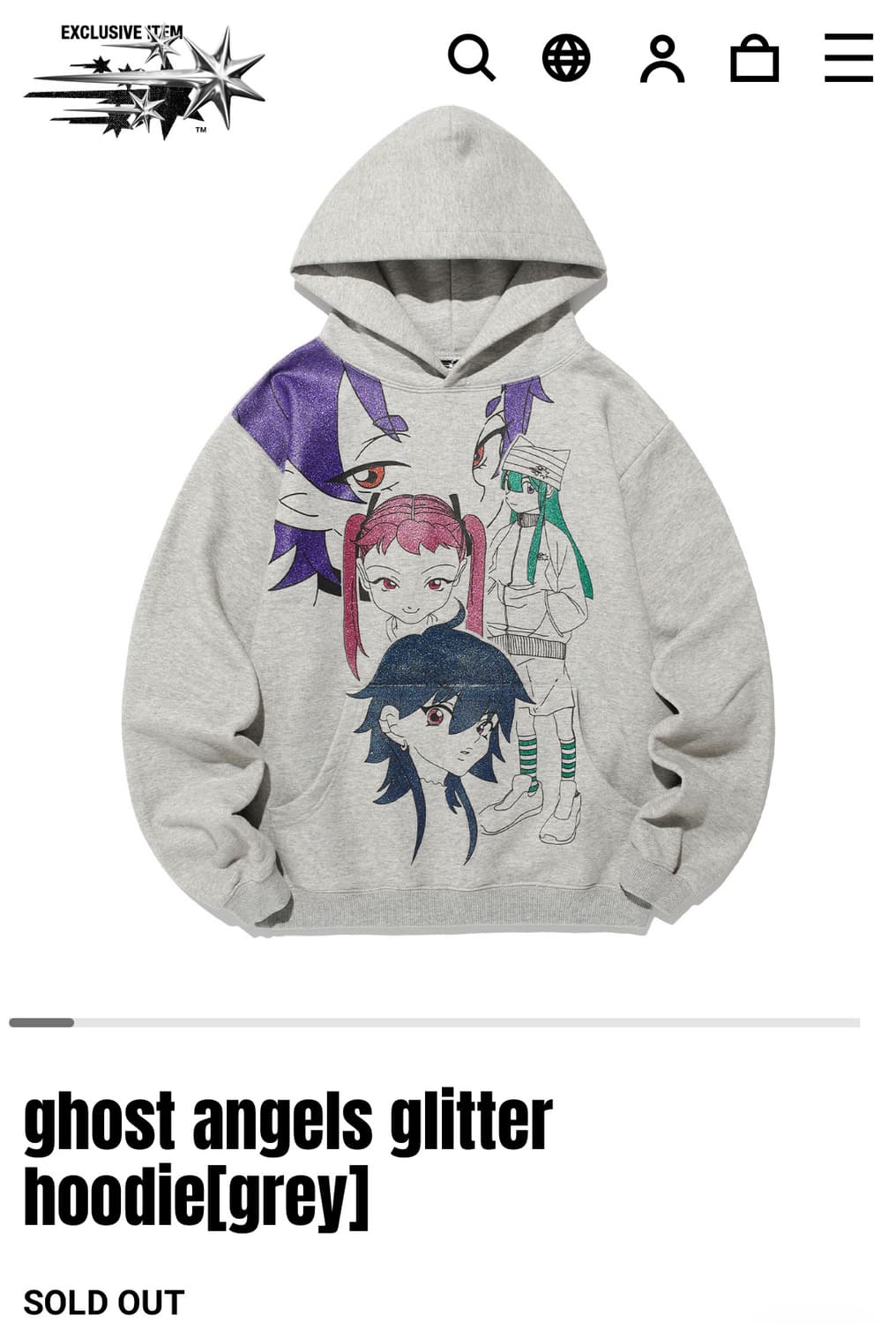 나이스고스트클럽 후드티(L) 상품이미지1