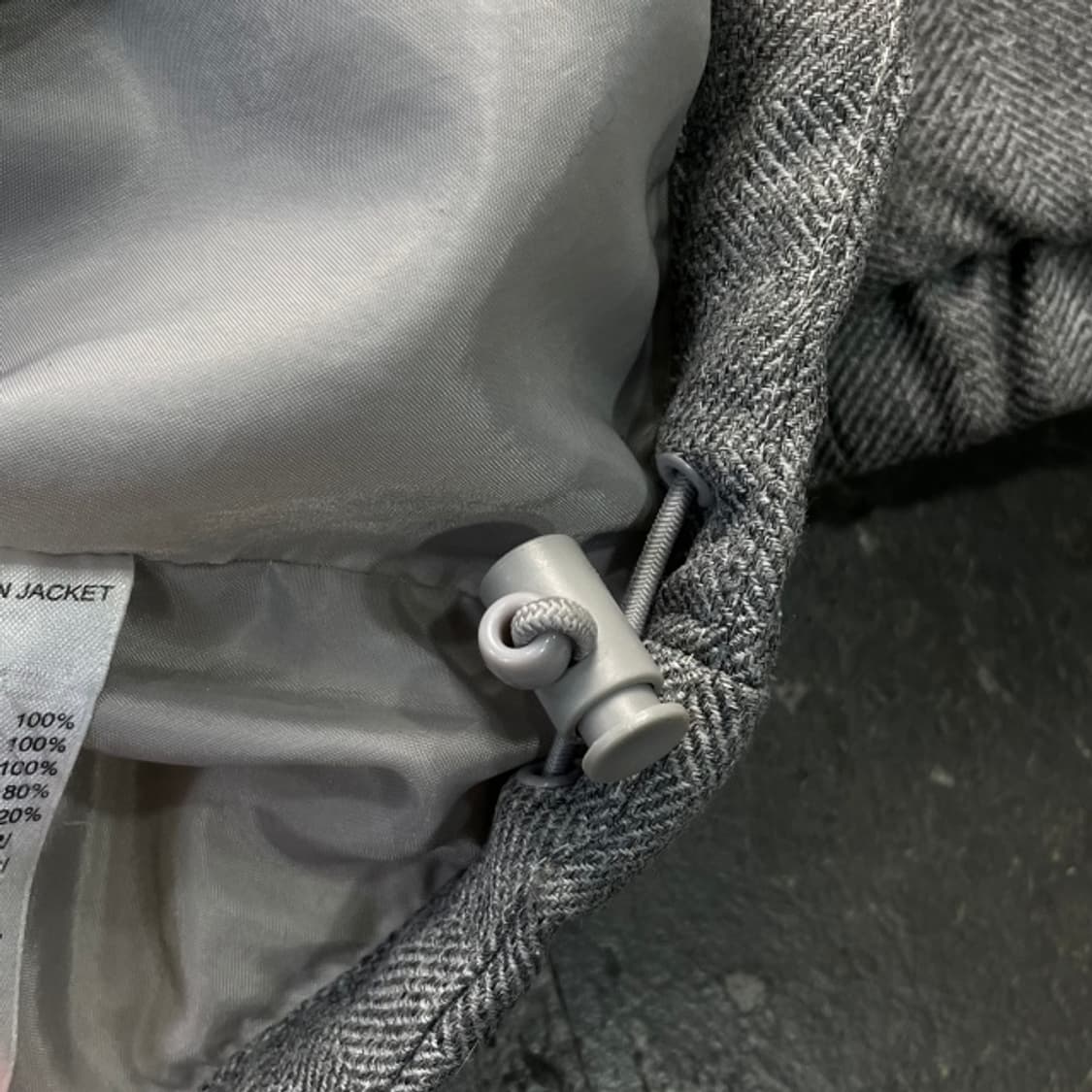 95-100 아디다스 해링본 덕다운 패딩 상품이미지5