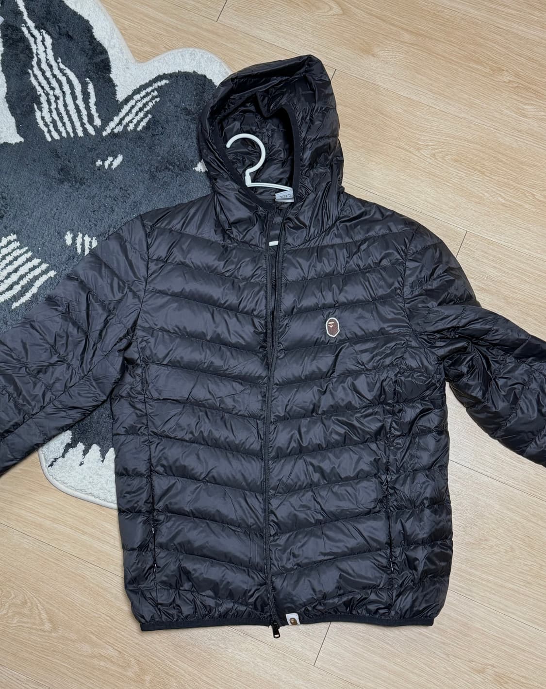 베이프 경량 패딩 블랙 상품이미지1