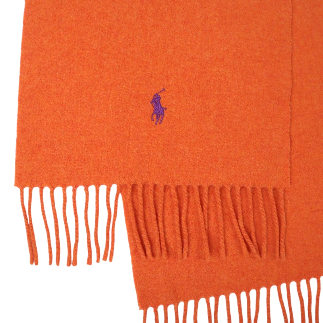 폴로 랄프로렌 오렌지 램스울 머플러 상품이미지5