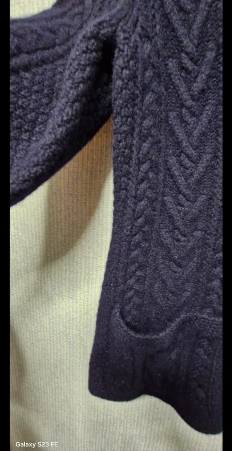 빈폴 여성 카라 가디건 네이비 90 상품이미지4