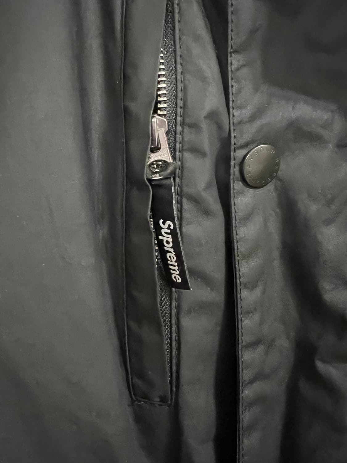 슈프림 X 바버 라이트웨이트 왁스드 코튼 필드 자켓 상품이미지2