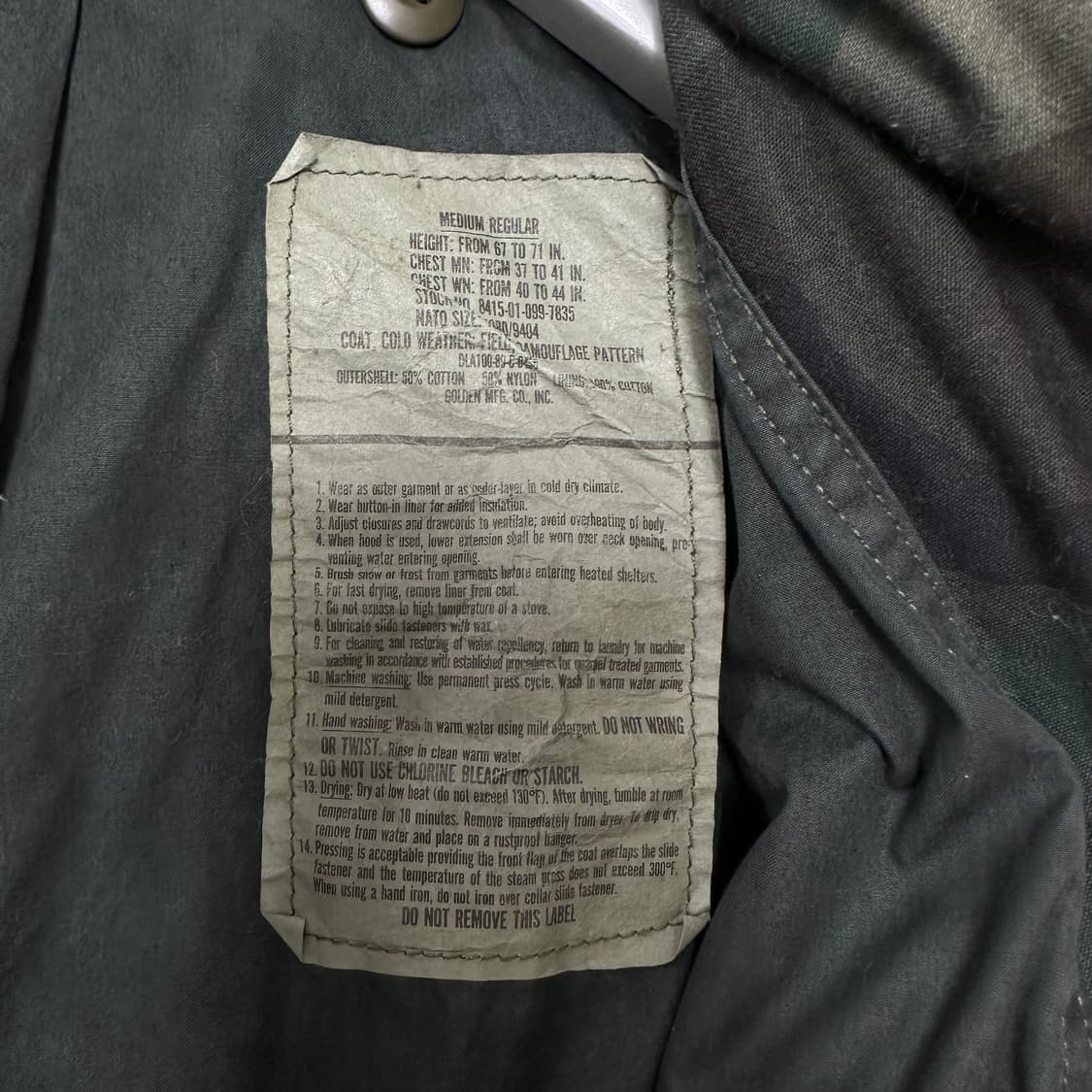 미군 야상 M65 색감 난리납니다 상품이미지5