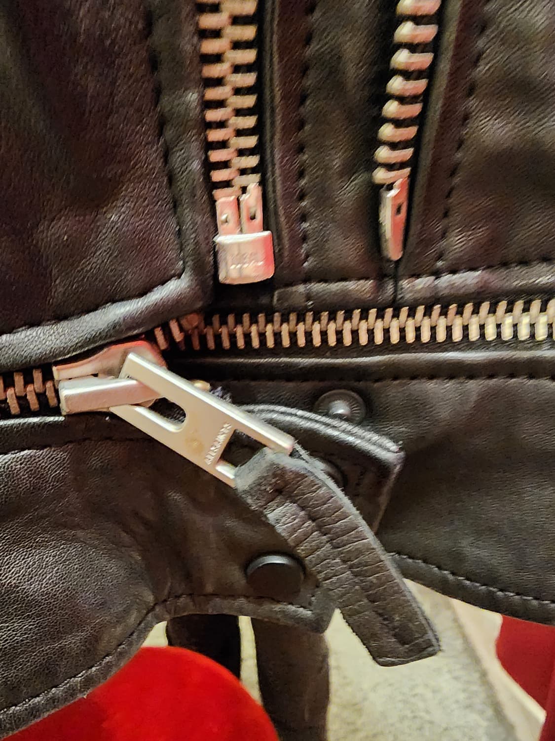 7/14 올세인츠 홀트 바이커 가죽 자켓 85사이즈 상품이미지4