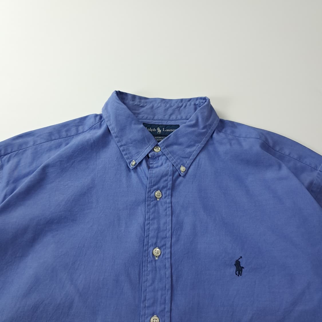 CK817 2XL 폴로 90s 홍콩판 블루 셔츠 남방 상품이미지2