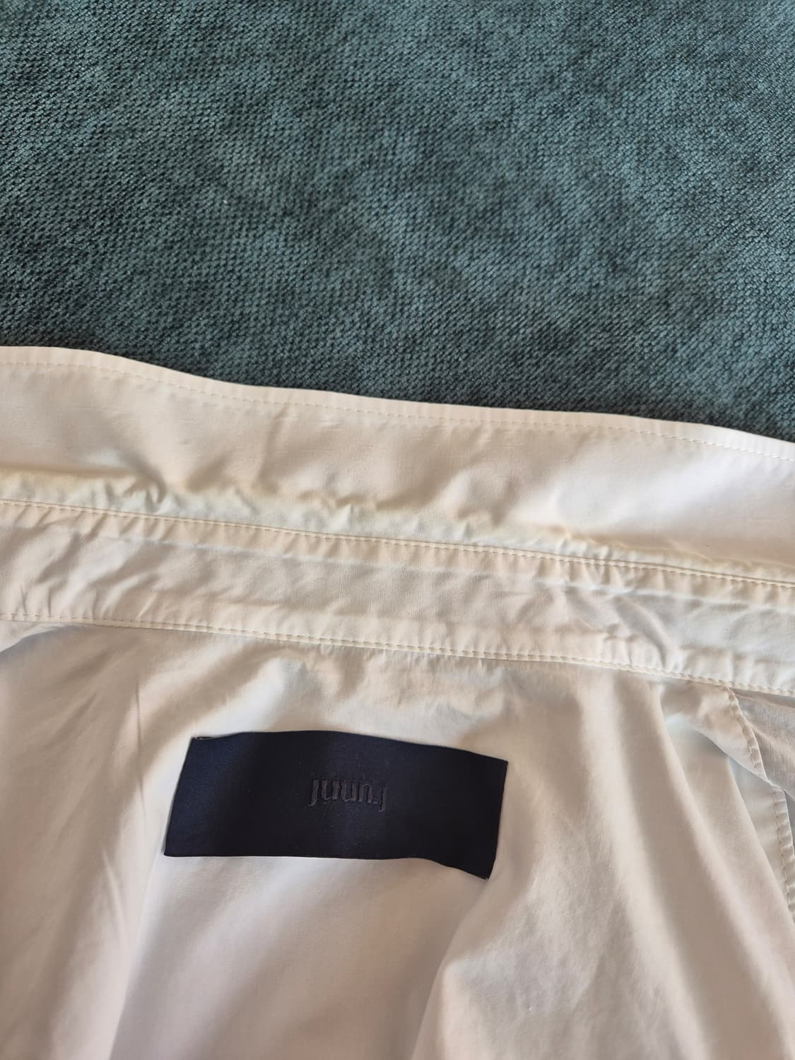 준지 화이트 셔츠 솔리드 히든 슬릿 048 상품이미지5