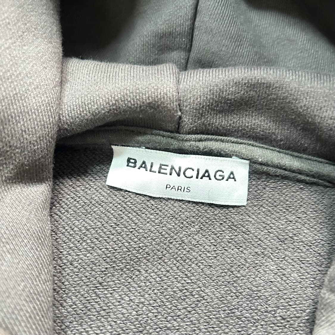 발렌시아가(Balenciaga) 레터링 캥거루 포켓 후드티 상품이미지5