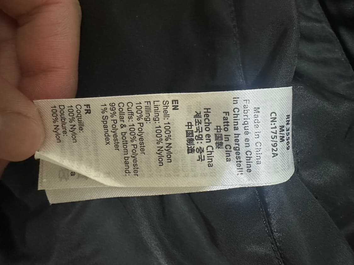 알파인더스트리 ma-1 블랙 자켓 M 상품이미지3